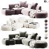 Corner modular sofa Fabro M - Thumbnail 4