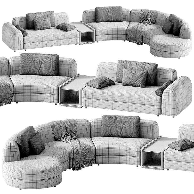 Edo Sofa Arflex 02 - Image 5