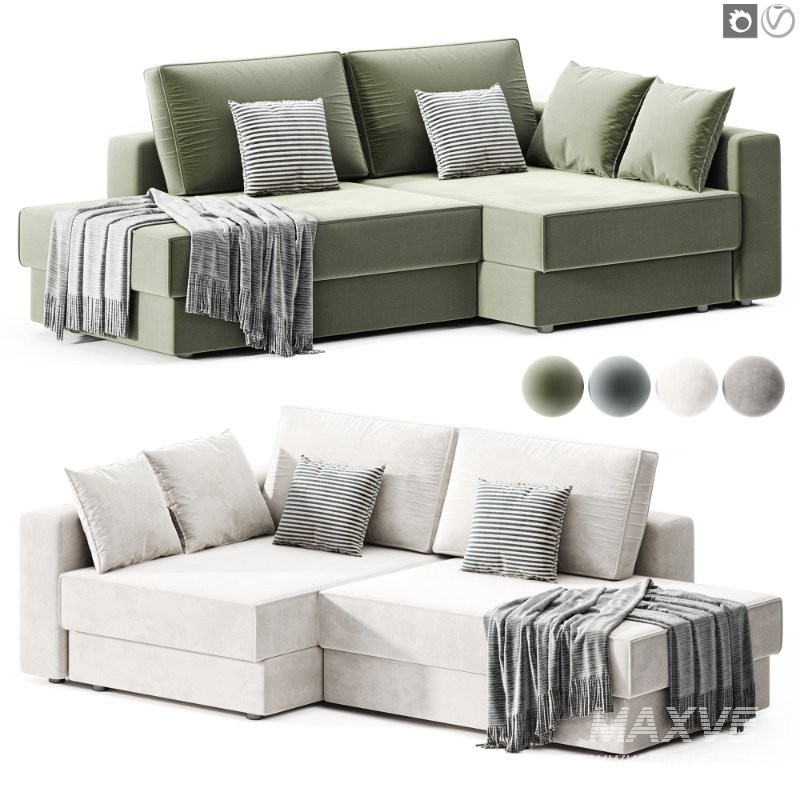 Corner sofa bed Douglas - Image 1