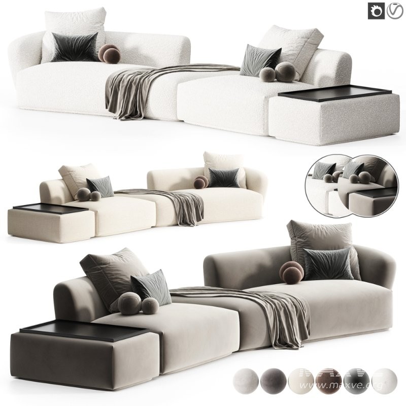 Modular sofa Fabro 2 - Image 2
