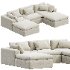 Dream Navy Sectional Sofa Combination 08 - Thumbnail 1