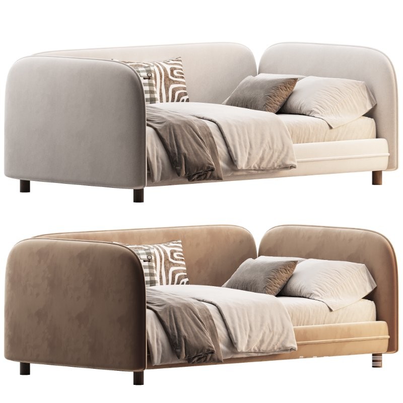 Childrens bed Debbie-1 80 Velvet - Image 1