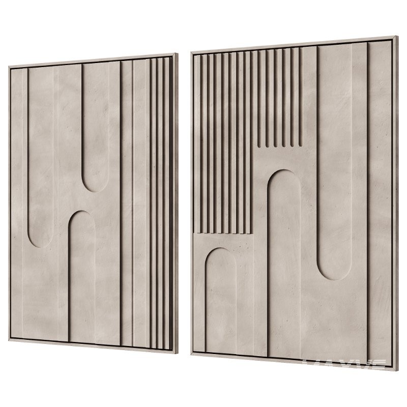 Decorative 3D Panel ART RELIEF 177 Set - Image 2