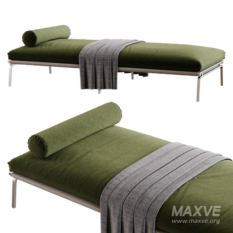 Upholstered Leather Day Bed - Image 4