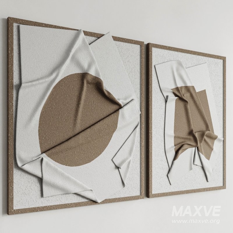 Beige 3D Wall Art - Image 1
