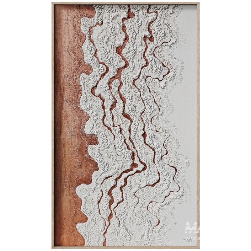 3D Art Relief 198 Painting - Image 2