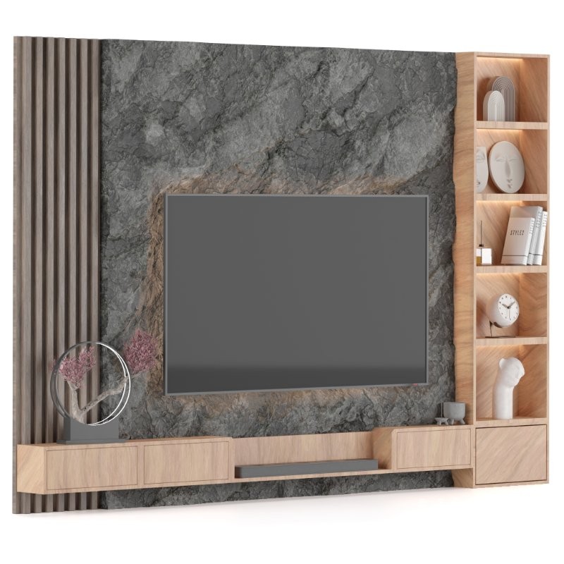 tv wall set 01 - Image 2