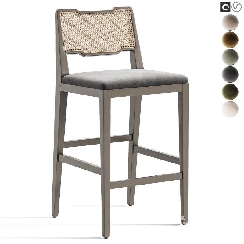 Eva Bar Chair By Domkapa - Image 4