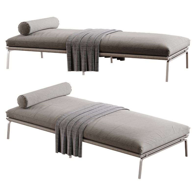 Upholstered Leather Day Bed - Image 2