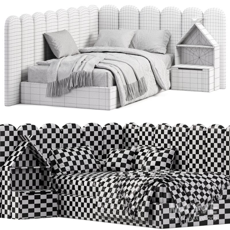 Corner bed Savoyardi kids - Image 4