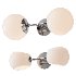 Minimalist Globe Sconce and Xaviero Glass Vanity Light - Thumbnail 5