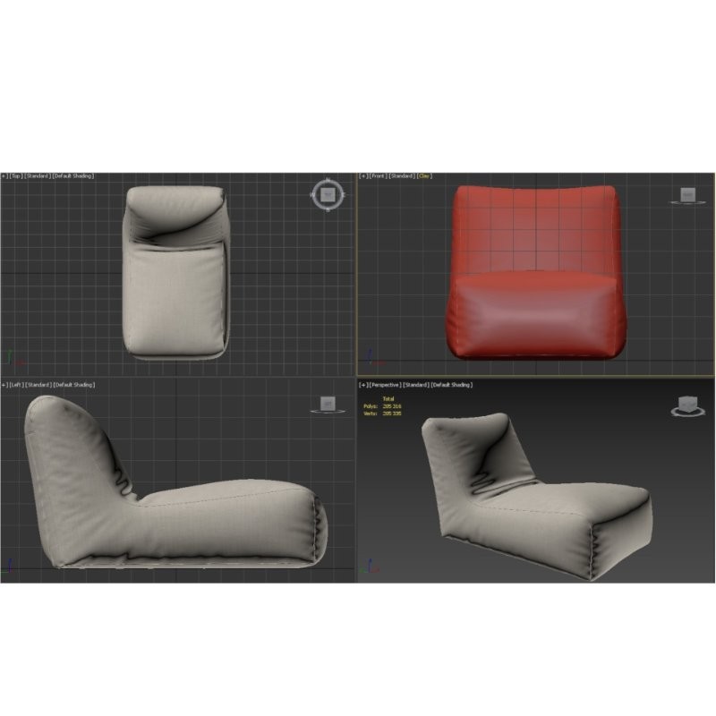 Bean bag Lounge Riviera Cacao - Image 2