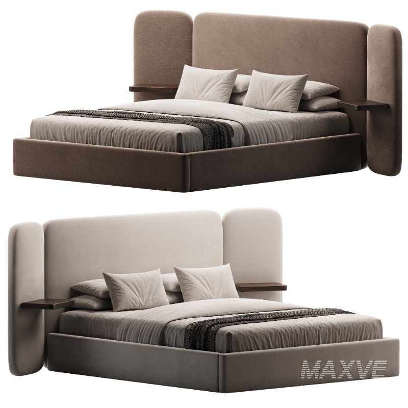 Bed with a swivel headboard - Image 1