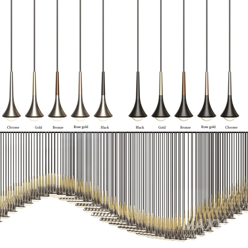 Rain chandelier01 - Image 4