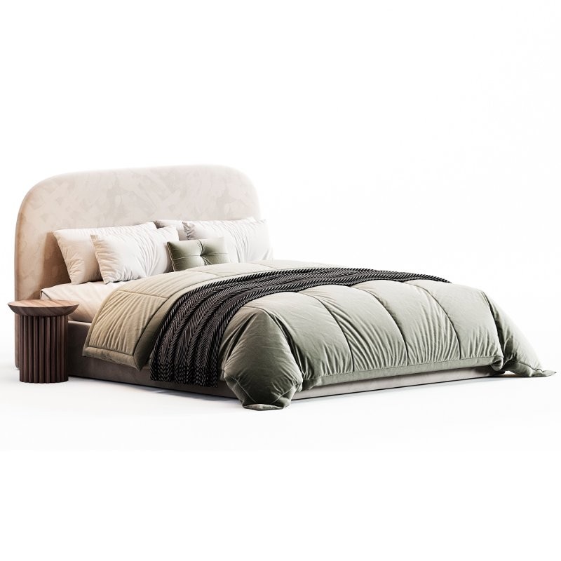 Bed Kevia 160 Soft Ginger - Image 4