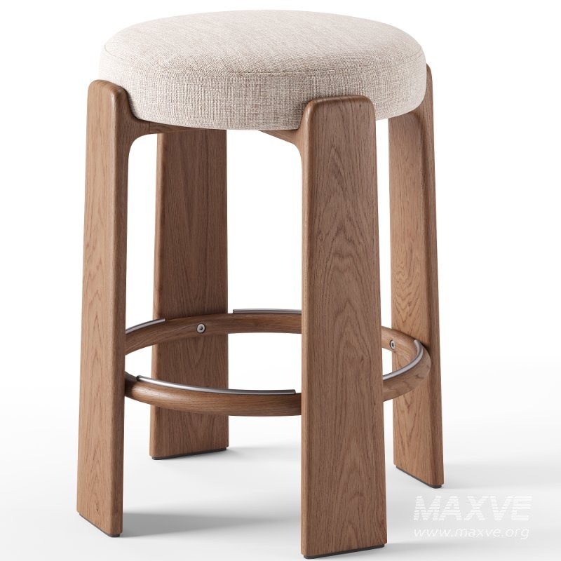 Granite stool By Kave Home - Image 2