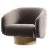 Union Home Rotunda Swivel Chair - Thumbnail 3