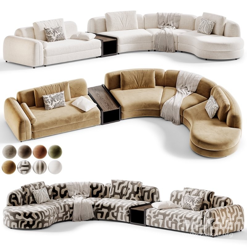 Edo Sofa Arflex 02 - Image 4