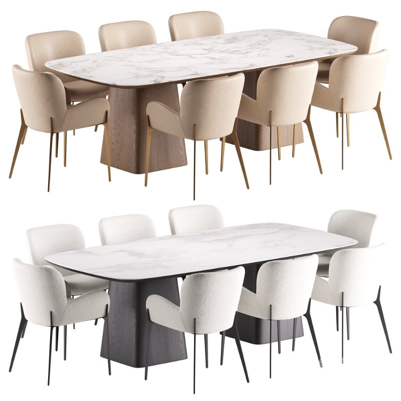 Milana Dining Chair and Dunstan Dining Table - Image 5