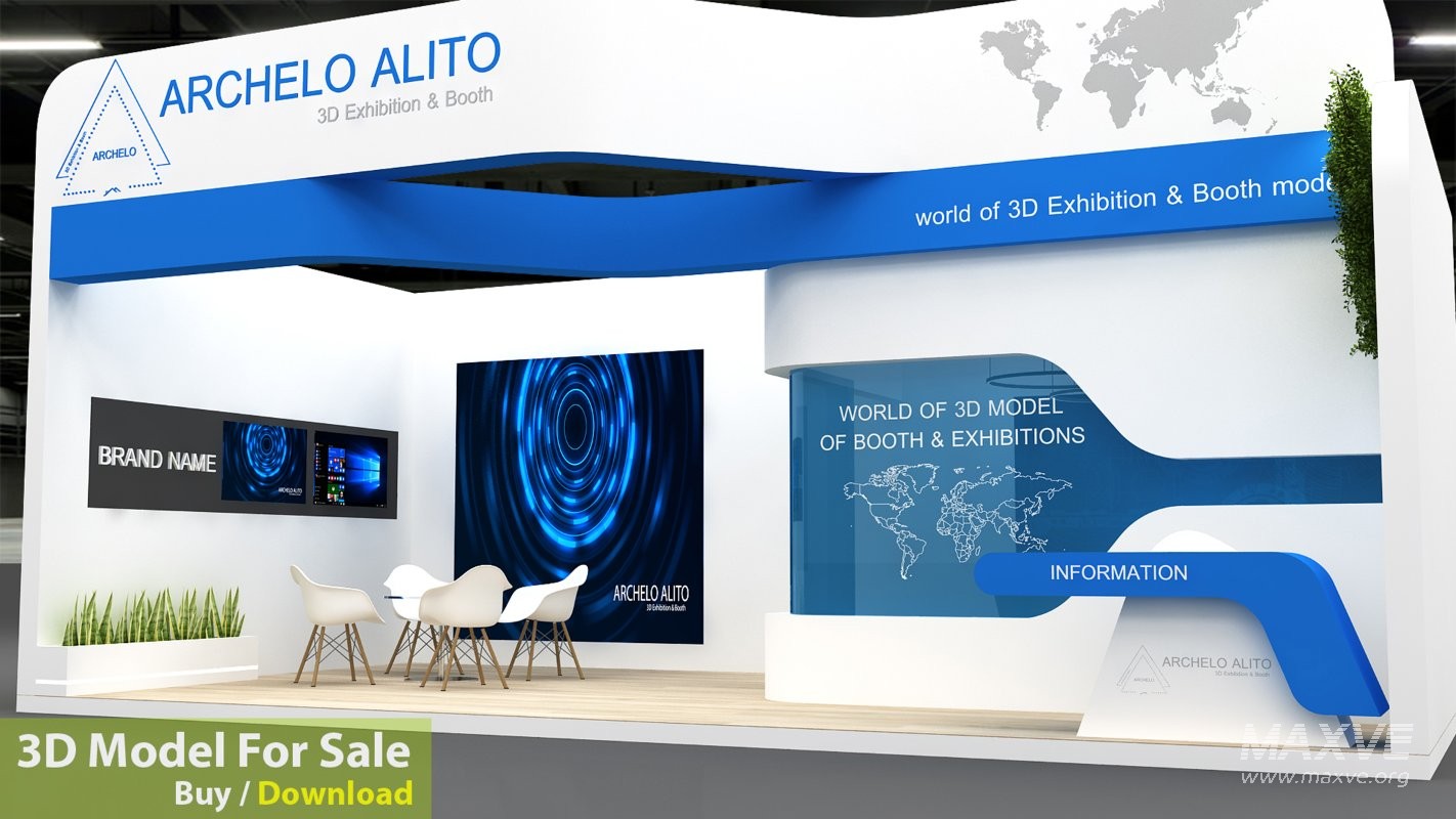 Exhibition Booth 3d Model - Image 5