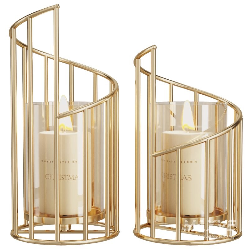 Metal Wire Candle Holder - Image 1