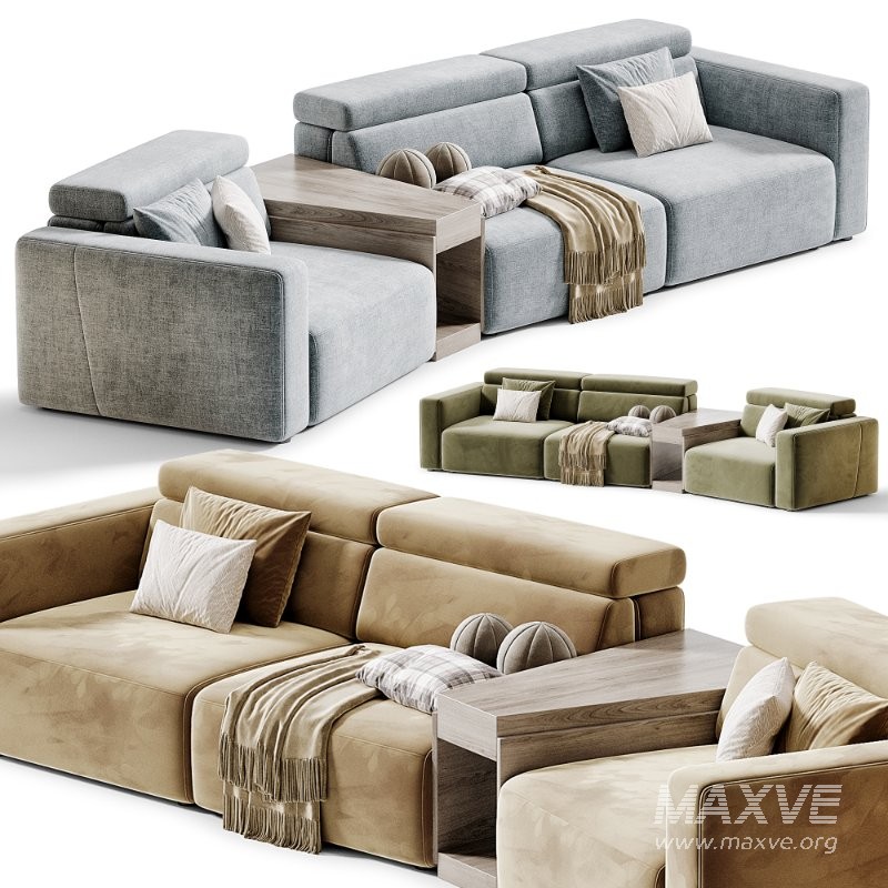 Domus Modular Sofa by Natuzzi - Image 1