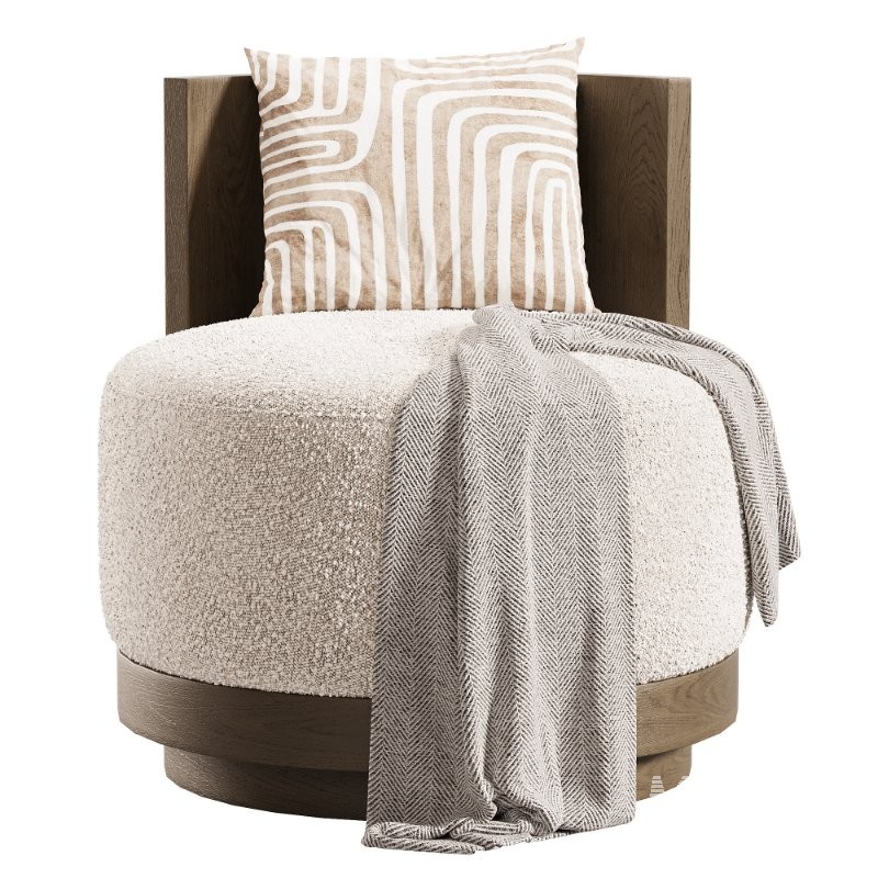 Ozzy Outdoor Swivel Chair - Image 2