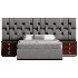 Contemporary Black Wood Queen Bed - Thumbnail 5