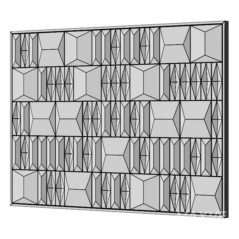 3D Art Relief 205 Terra Cota Tiles Panel by Theiatiles - Image 5