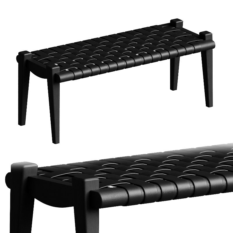 Salazar Leather Bench - Image 4