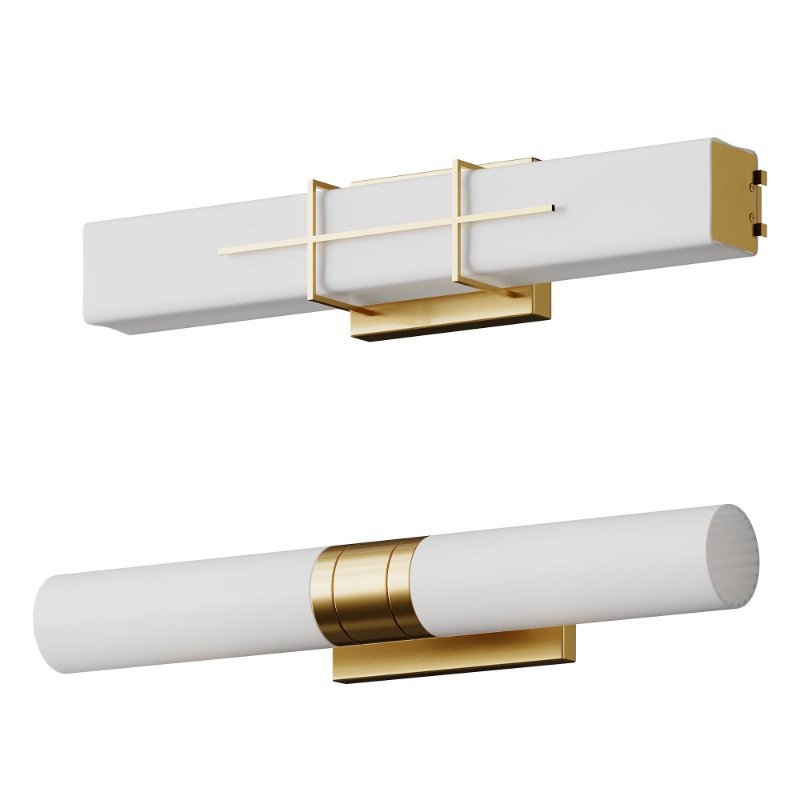 Cydney Vanity Light And Malika Opal Glass Bath Sconce - Image 9