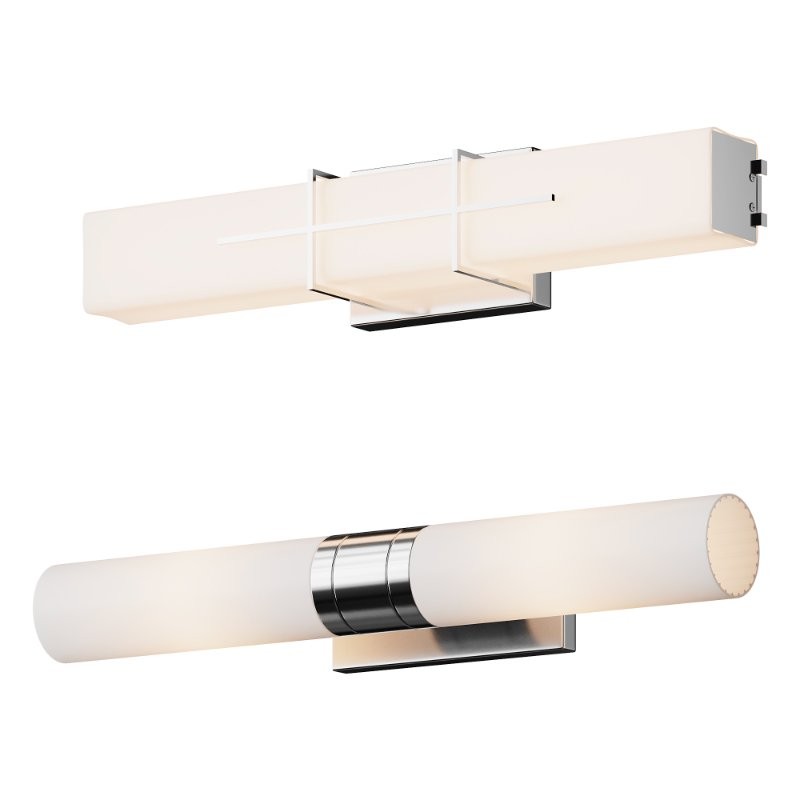 Cydney Vanity Light And Malika Opal Glass Bath Sconce - Image 6