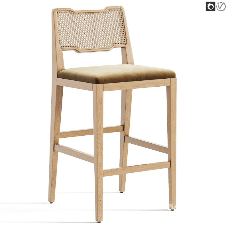 Eva Bar Chair By Domkapa - Image 2