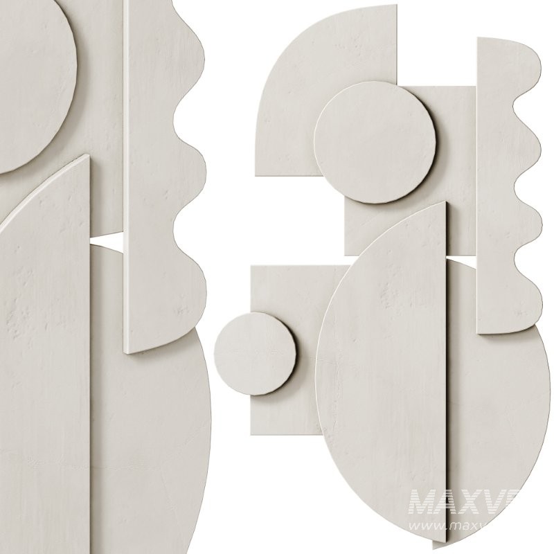 Decorative Panel 3D ART RELIEF 64 - Image 1