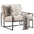 Bo Fabric Lounge Chair - Thumbnail 1