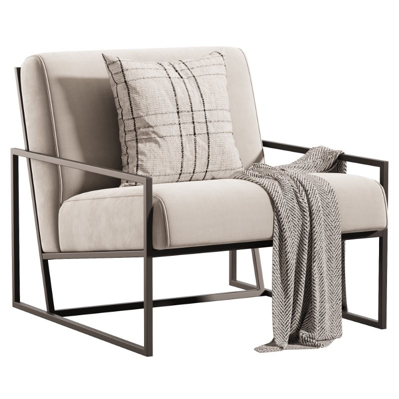Bo Fabric Lounge Chair - Image 1