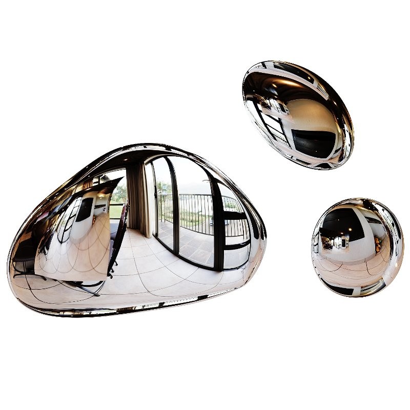 Stainless Steel Water Drop Wall Pendants - Image 1