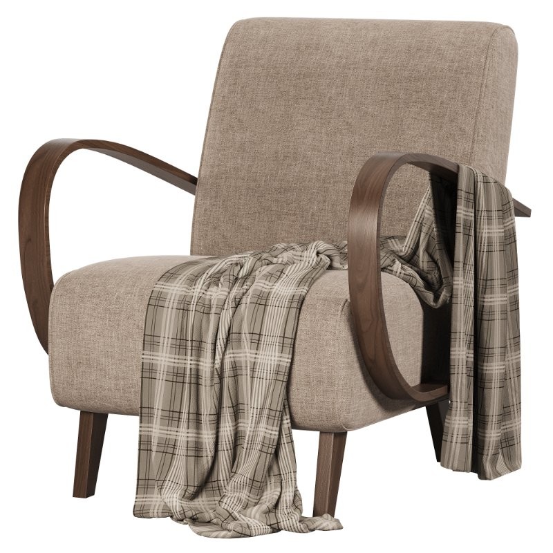 Armchair by Jindrich Halabala - Image 6