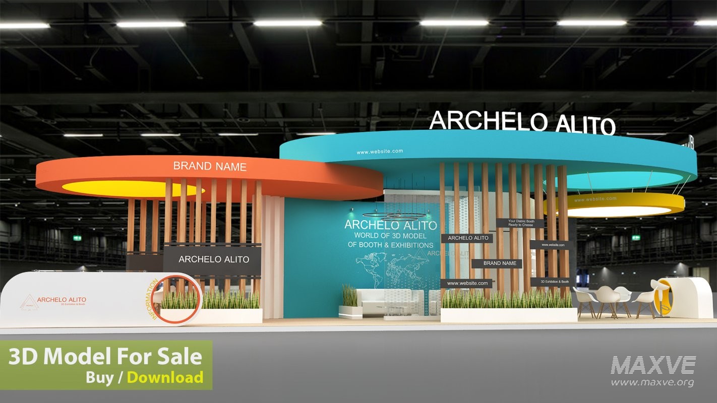 modern exhibition 3d - Image 8