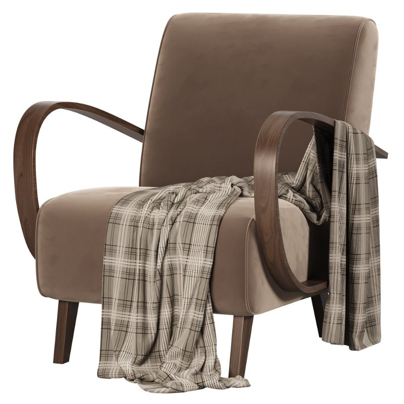 Armchair by Jindrich Halabala - Image 4