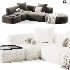 Corner modular sofa Fabro M - Thumbnail 6