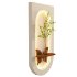 Wall Niche Decor Butterfly Shelf Green Branch - Thumbnail 3