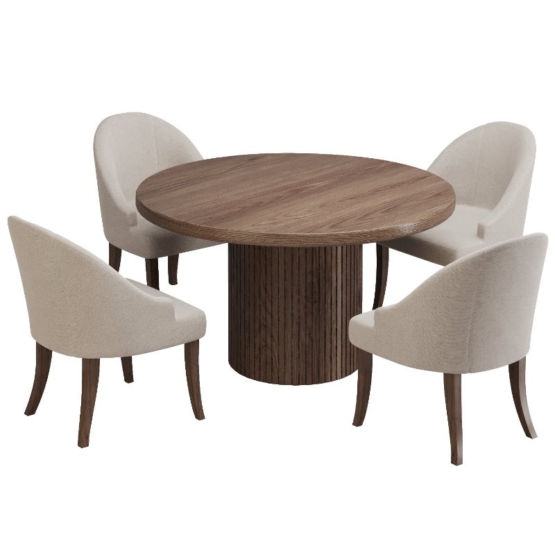 Dinning chair and table325 - Image 1