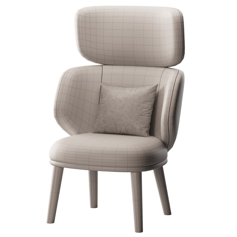 Alise Lounge armchair - Image 4