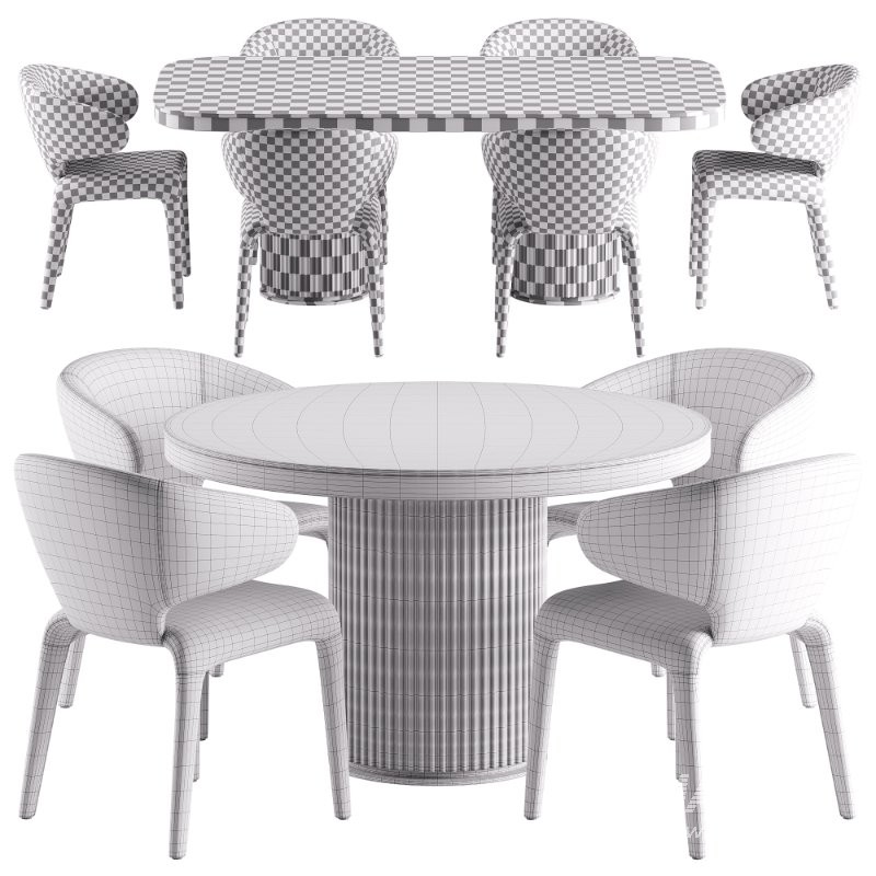 Debra Dining Chair and Archie Dining Table - Image 7
