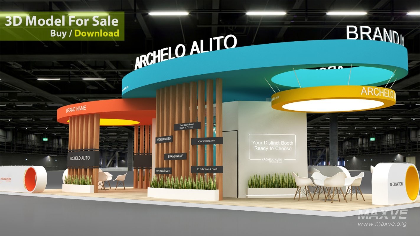 modern exhibition 3d - Image 3