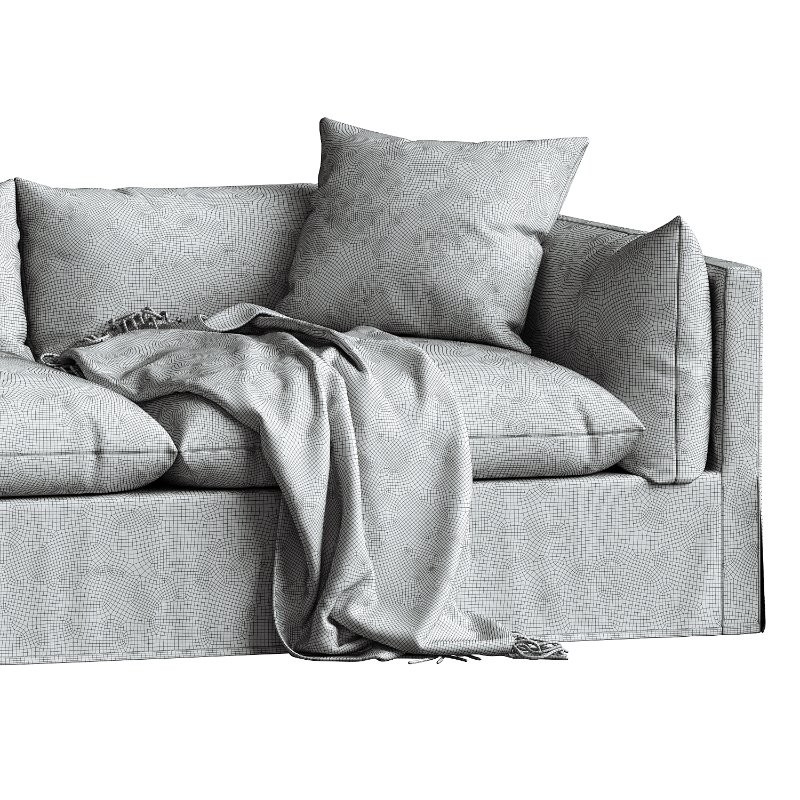 Four Hands Habitat Slipcovered Sofa - Image 3