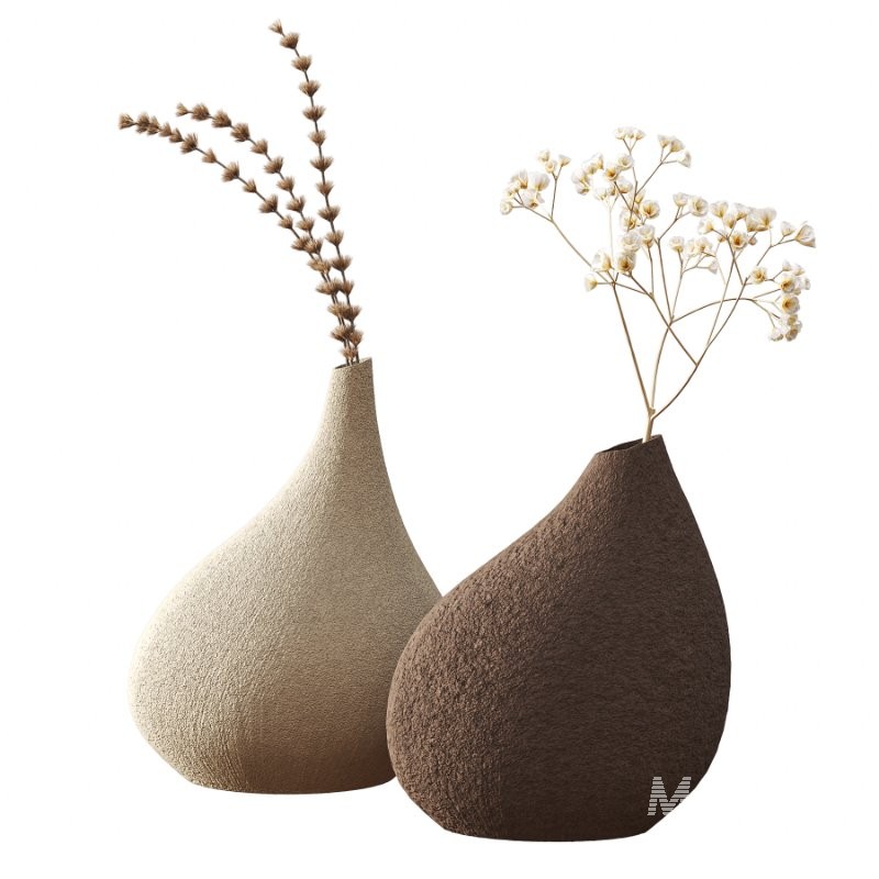 Rustic Clay Vase with Natural Gradient - Image 4