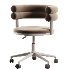 Ponty light gray office chair - Thumbnail 3