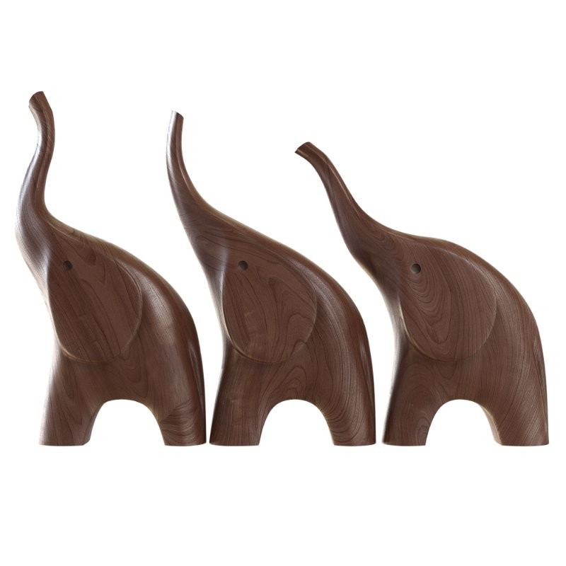 Cute Elephant wooden figurine - Image 2